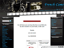 Tablet Screenshot of french-camera.com
